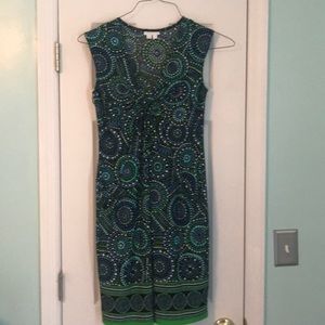 Green and Blue Dress